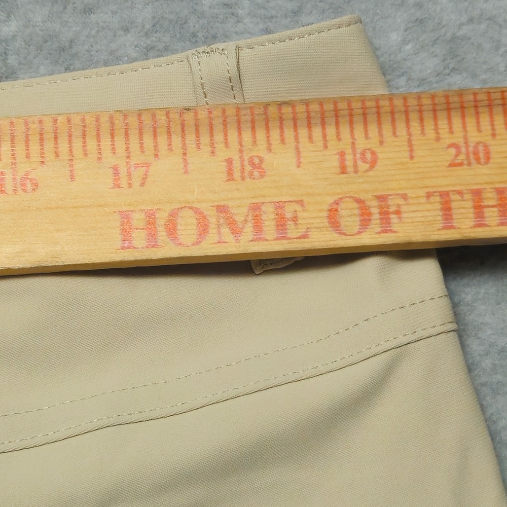 Maelreg Proflex Mens Golf Shorts 38x7 Light Khaki Performance Stretch NEW - Picture 6 of 7
